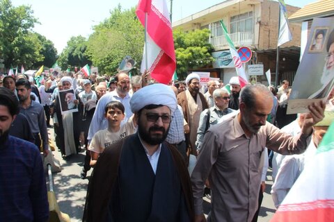 تصاویر /  محکومیت حمله رژیم صهیونیستی اسراییل به ایران عزیز از سوی مردم استان قزوین