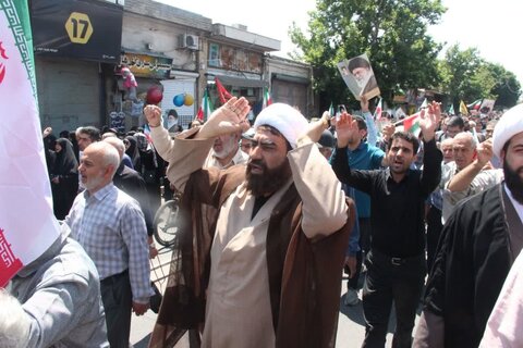 تصاویر /  محکومیت حمله رژیم صهیونیستی اسراییل به ایران عزیز از سوی مردم استان قزوین