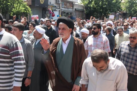 تصاویر /  محکومیت حمله رژیم صهیونیستی اسراییل به ایران عزیز از سوی مردم استان قزوین