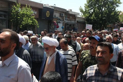 تصاویر /  محکومیت حمله رژیم صهیونیستی اسراییل به ایران عزیز از سوی مردم استان قزوین