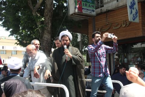 تصاویر /  محکومیت حمله رژیم صهیونیستی اسراییل به ایران عزیز از سوی مردم استان قزوین