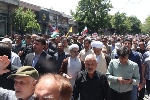 تصاویر /  محکومیت حمله رژیم صهیونیستی اسراییل به ایران عزیز از سوی مردم استان قزوین