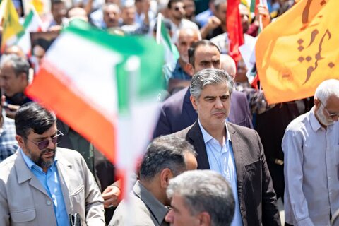 تصاویر/خروش ضد صهیونیستی مردم اراک علیه جنایات ددمنشانه رژیم صهیونی