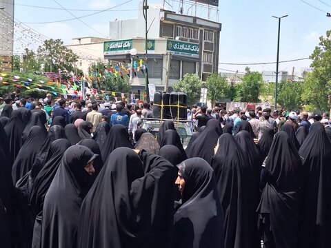 تصاویر/تجمع طلاب و مردم شهرستان آستانه در محکومیت رژیم صهیونیستی در حمله به ایران