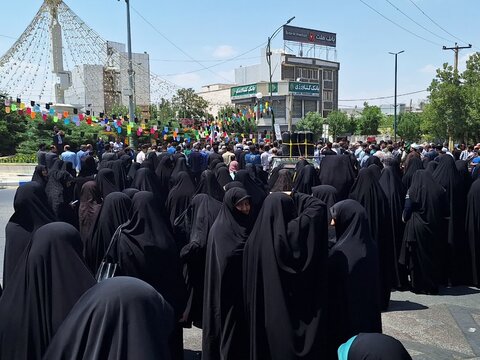 تصاویر/تجمع طلاب و مردم شهرستان آستانه در محکومیت رژیم صهیونیستی در حمله به ایران