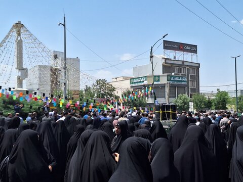 تصاویر/تجمع طلاب و مردم شهرستان آستانه در محکومیت رژیم صهیونیستی در حمله به ایران