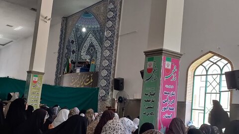 تصاویر/ حضور طلاب مدرسه علمیه فاطمه الزهرا ساوه در راهپیمایی محکومیت جنایت اخیر رژیم صهیونیستی