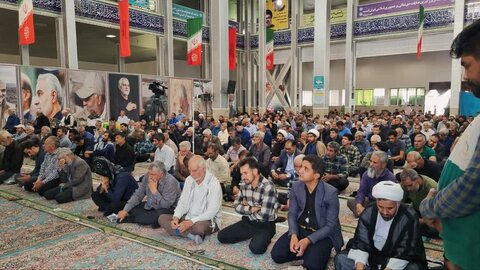 تصاویر/ نماز جمعه رابر