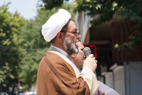 تصاویر راهپیمایی مردم خرم آباد در پی حمله اسرائیل به خاک مقدس ایران