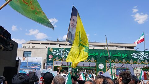 خروش مردم ولایت مدار مشهدبر علیه جنایت های رژیم غاصب صهیونیستی