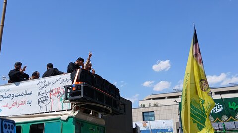 خروش مردم ولایت مدار مشهدبر علیه جنایت های رژیم غاصب صهیونیستی