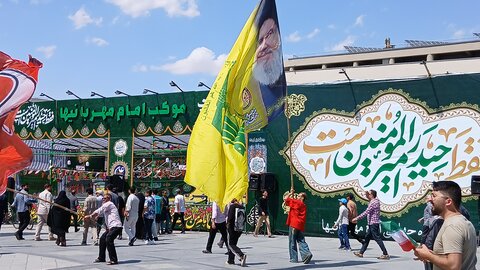 خروش مردم ولایت مدار مشهدبر علیه جنایت های رژیم غاصب صهیونیستی