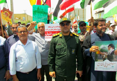 تصاویر/ راهپیمایی مردم دیّر علیه جنایت رژیم صهیونیستی