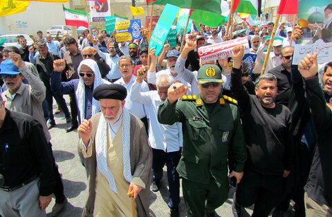 تصاویر/ راهپیمایی مردم دیّر علیه جنایت رژیم صهیونیستی