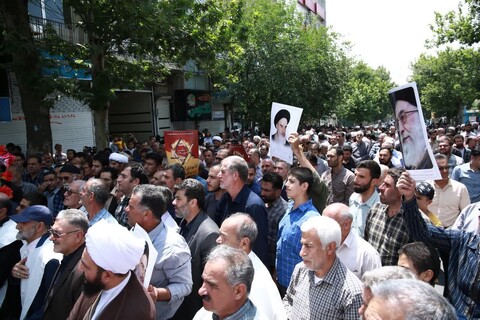 تصاویر / راهپیمایی مردم اسدآباد در پی حمله تجاوز کارانه رژیم صهیونسیتی