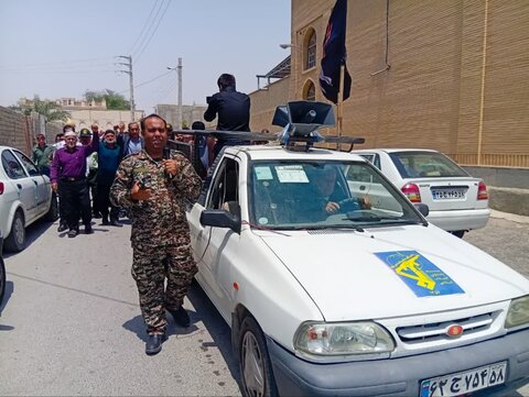 تصاویر/ راهپیمایی ضد صهیونیستی در بندر ریگ