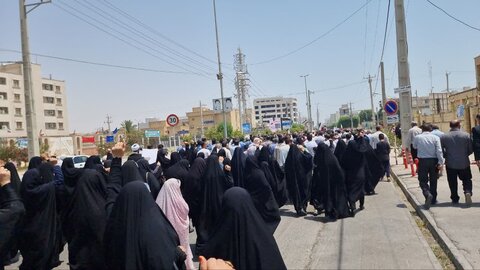 تصاویر/ خروش مردم گناوه علیه صهیونیست ها