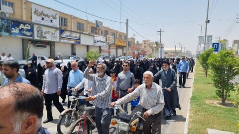 تصاویر/ خروش مردم گناوه علیه صهیونیست ها