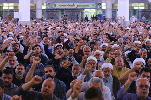 تصاویر/ راهپیمایی اعلام انزجار مردم قم از رژیم کودک‌کش صهیونیستی