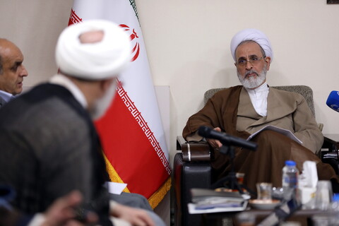 تصاویر/جمع بندی مسوبات سفر آیت الله اعرافی به استان گیلان