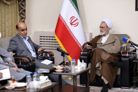 تصاویر/جمع بندی مسوبات سفر آیت الله اعرافی به استان گیلان