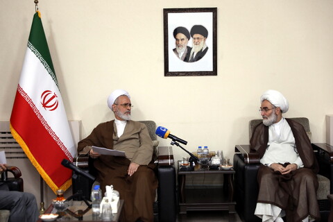 تصاویر/جمع بندی مسوبات سفر آیت الله اعرافی به استان گیلان