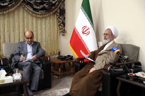 تصاویر/جمع بندی مسوبات سفر آیت الله اعرافی به استان گیلان