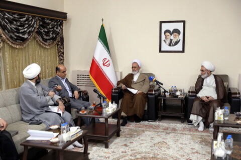 تصاویر/جمع بندی مسوبات سفر آیت الله اعرافی به استان گیلان