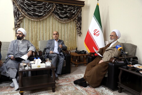 تصاویر/جمع بندی مسوبات سفر آیت الله اعرافی به استان گیلان