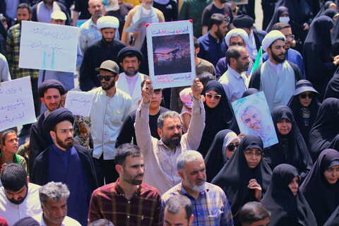 تصاویر/ راهپیمایی اعلام انزجار مردم قم از رژیم کودک‌کش صهیونیستی