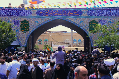 تصاویر/ راهپیمایی اعلام انزجار مردم قم از رژیم کودک‌کش صهیونیستی