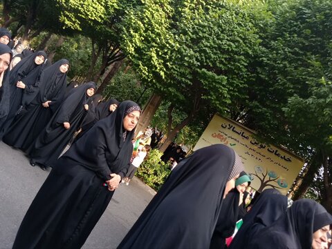 تصاویر/تجمع طلاب به همراه مردم شهرستان دلیجان در محکومیت رژیم صهیونیستی