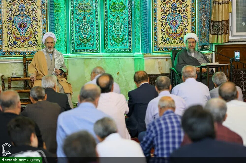 تصاویر | حضور نماینده ولی فقیه در آذربایجان شرقی در مسجد چهارده معصوم شهرک پرواز تبریز