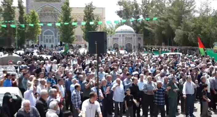 فیلم| محکومیت جنایات اسرائیل در مهریز