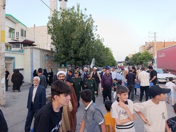 تصاویر/ مراسم جشن یک کیلومتری عید غدیر شهرستان شوط