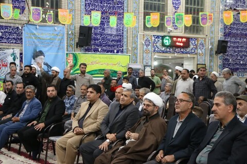تصاویر/ مراسم حماسه غدیر و یادواره شهدای حمله رژیم صهیونیستی در مسجد جامع خرمدره