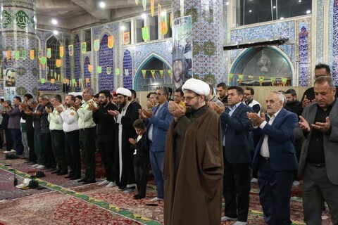 تصاویر/ مراسم حماسه غدیر و یادواره شهدای حمله رژیم صهیونیستی در مسجد جامع خرمدره