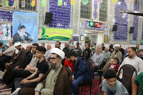 تصاویر/ مراسم حماسه غدیر و یادواره شهدای حمله رژیم صهیونیستی در مسجد جامع خرمدره