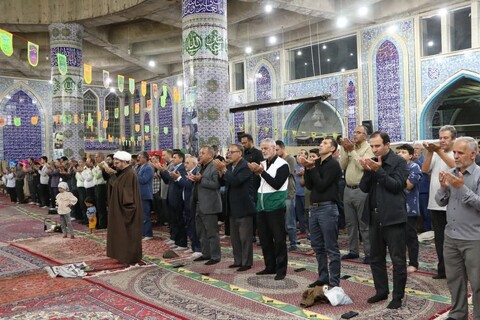 تصاویر/ مراسم حماسه غدیر و یادواره شهدای حمله رژیم صهیونیستی در مسجد جامع خرمدره