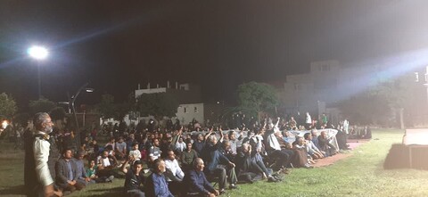 تصاویر/ مراسم حماسه غدیر و یادواره شهدای حمله رژیم صهیونیستی در مسجد جامع دندی