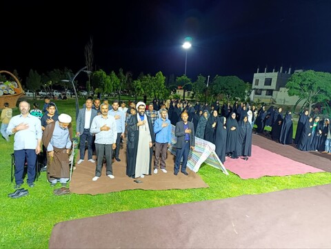 تصاویر/ مراسم حماسه غدیر و یادواره شهدای حمله رژیم صهیونیستی در مسجد جامع دندی