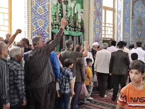 تصاویر/ دیدار عیدانه مردم و مسئولان با نماینده ولی فقیه درکاشان