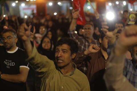 اجتماع غدیر در حمایت از وعده صادق 3 در بیرجند