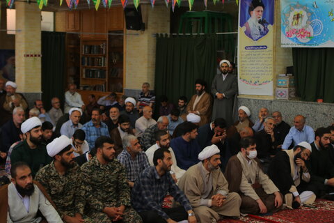 تجمع علما، روحانیون، طلاب و مردم شریف همدان در پی حملات ناجوانمردانه صهیونیست