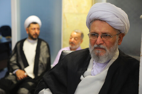 تصاویر/ مراسم عید سعید غدیر خم در بیت آیت الله العظمی نوری همدانی