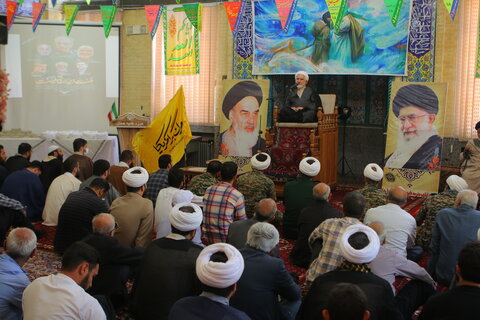 جشن عید غدیر و گرامیداشت شهدای اخیر حمله اسرائیل در همدان