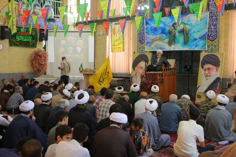 جشن عید غدیر و گرامیداشت شهدای اخیر حمله اسرائیل در همدان