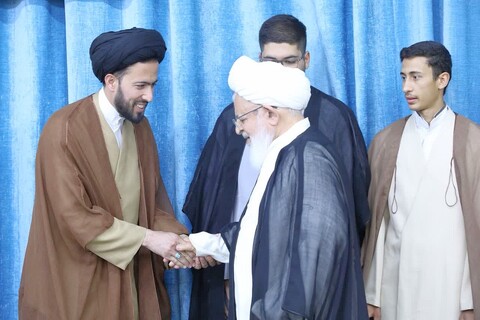 آیین تلبّس به لباس مقدس روحانیت در سالروز عید غدیر خم