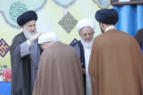 آیین تلبّس به لباس مقدس روحانیت در سالروز عید غدیر خم