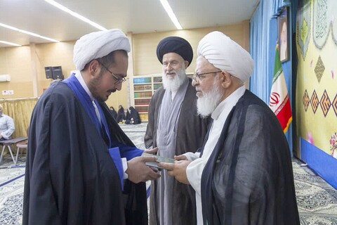 آیین تلبّس به لباس مقدس روحانیت در سالروز عید غدیر خم